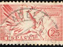 Spain - 1939 - Pegasus - 25 CTS - Carmine - Spain, Animal, Horse - Edifil 879 - Express Pegasus - 0